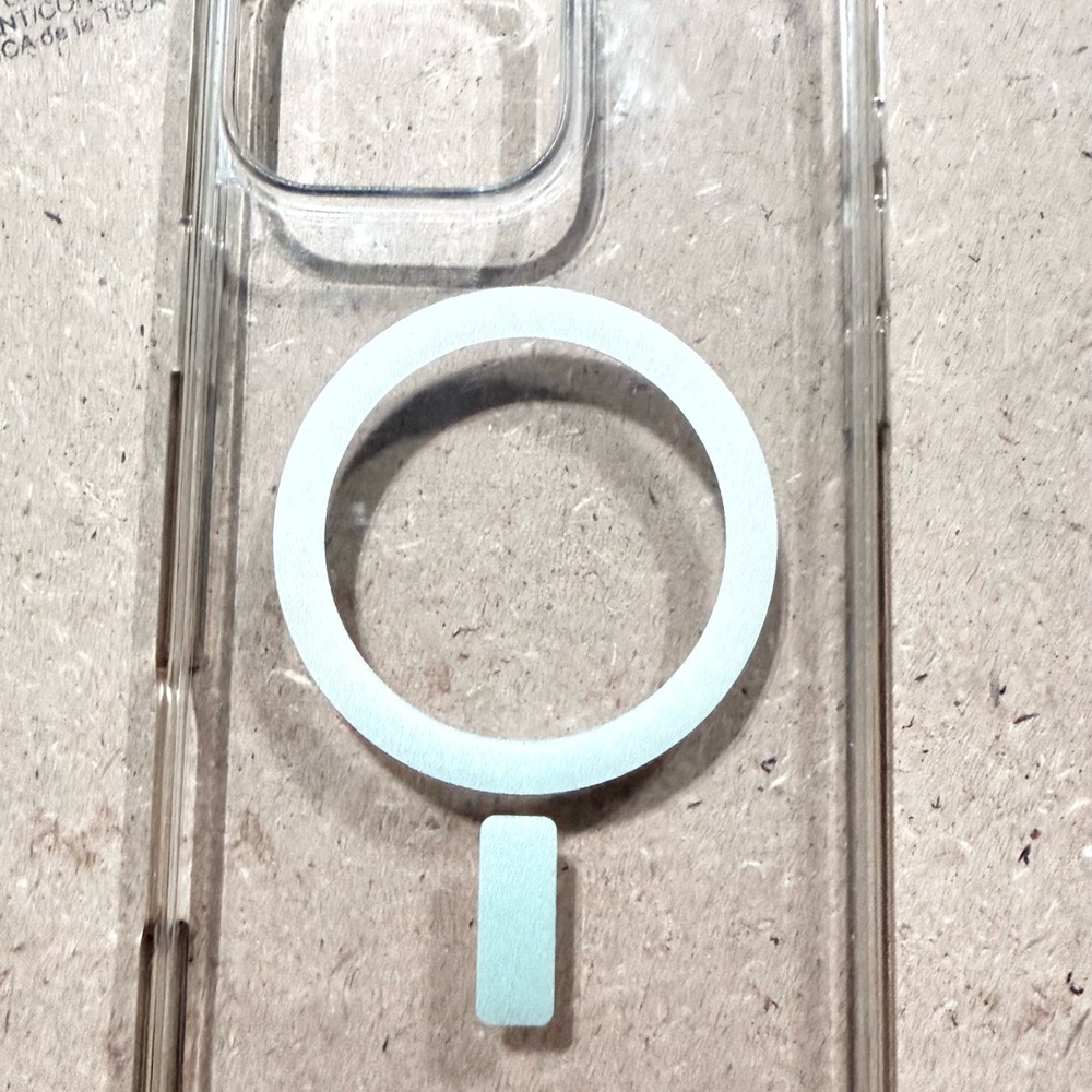 Clear Phone Case with White Ring- Otterbox Symmetry for iPhone 16 Pro Max